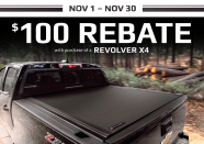 BAK Industries Revolver X4 Tonneau Cover November 2018 Rebate Check 